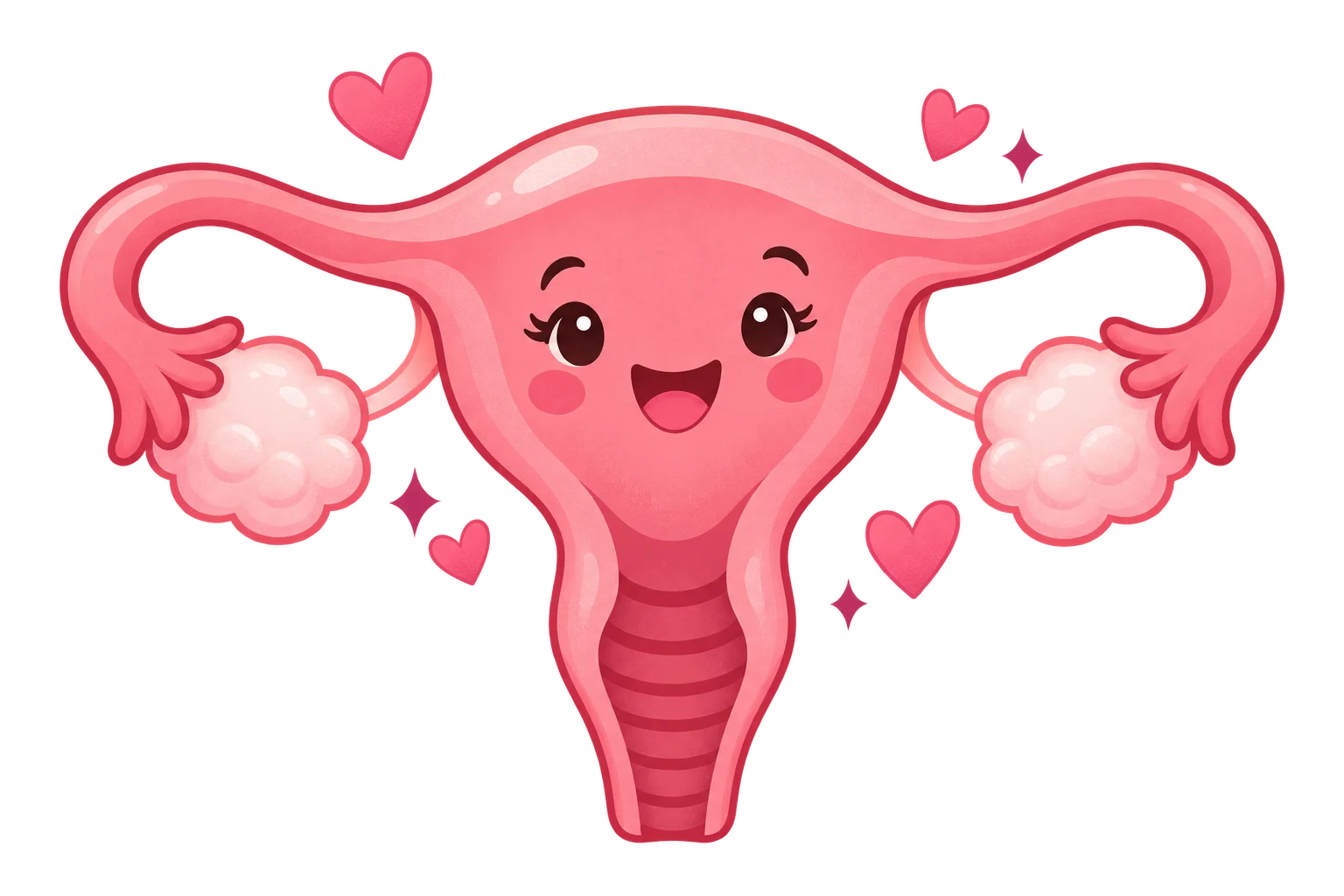 Ilustrasi rahim ramah untuk edukasi pemeriksaan HPV DNA